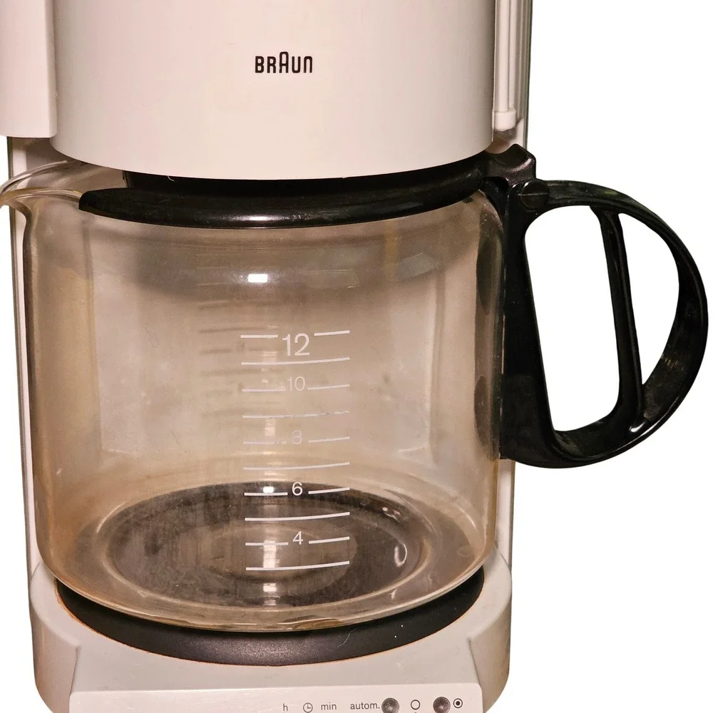 Braun Aromaster Coffee Maker Type 4091 White 12 Cup Programmable Made in Germany